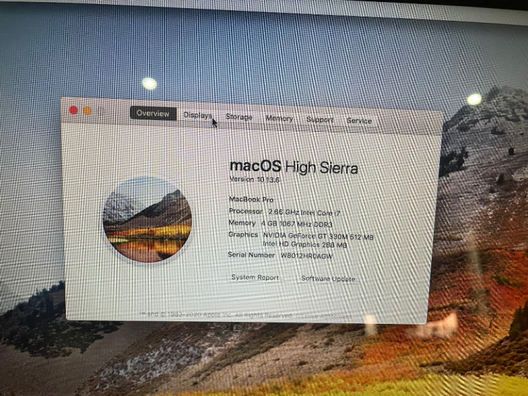 Apple MacBook Pro late 2010 with Bookendz docking station  refurbished +256 ssd drive very fast