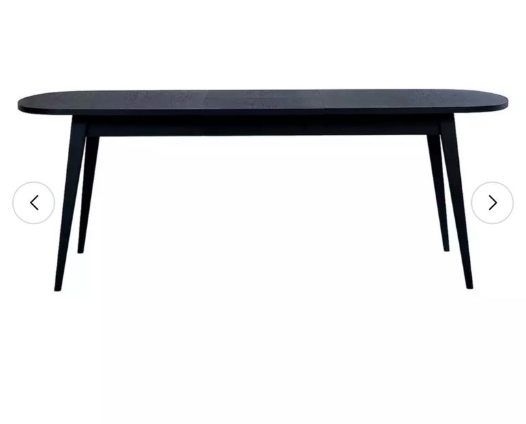 Habitat Etta Extending 6 - 8 Seater Dining Table - Black