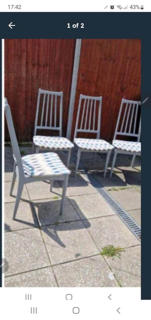 Mid century  G plan dining chairs 