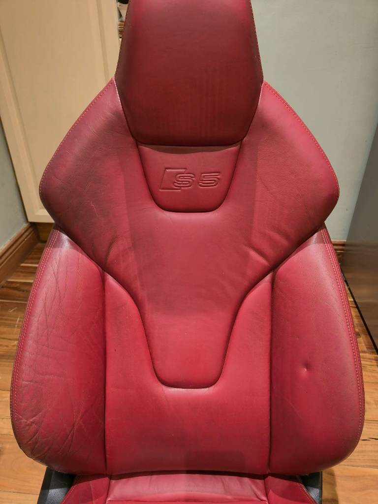 Audi S5 Coupe 2007 - 2012 Red Leather Interior - Complete 