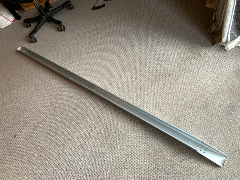 IKEA Skorva Galvanised Adjustable Bed Central Slat Support Mid Beam ...