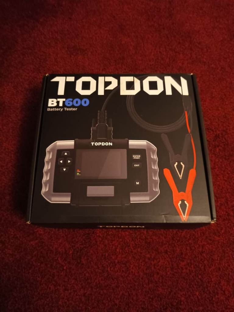 Topdon BT600 with built in printer battery tester