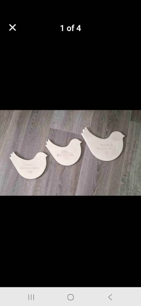 New box set of birds with words