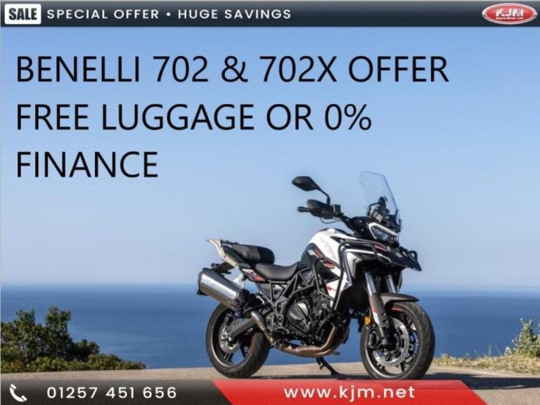 Benelli TRK 702X Adventure bike