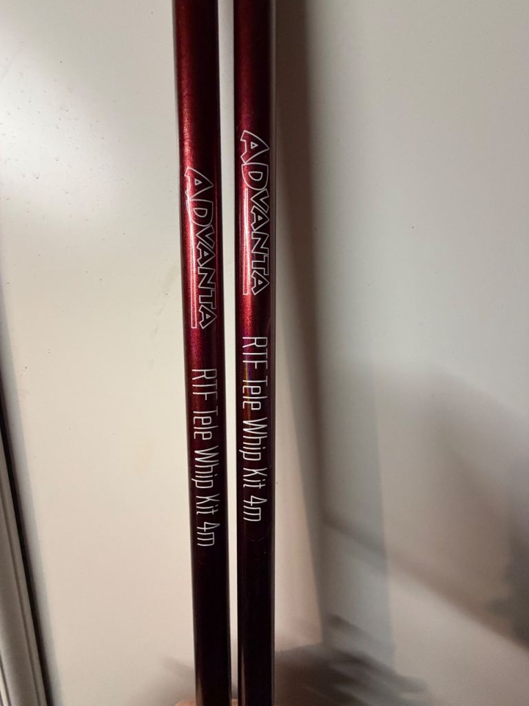 Two Advanta fishing whips/ poles. 