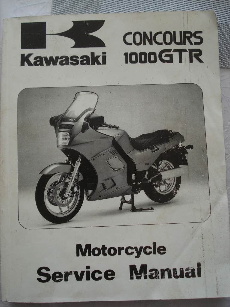 Kawasaki GTR concours workshop manual.