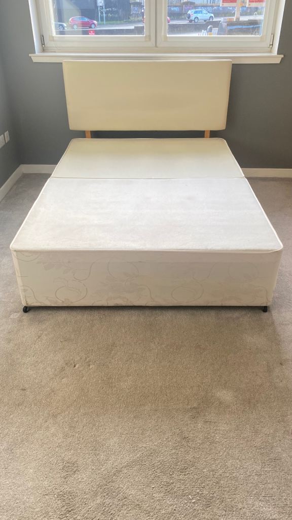 image for Free double bed frame with headboard 