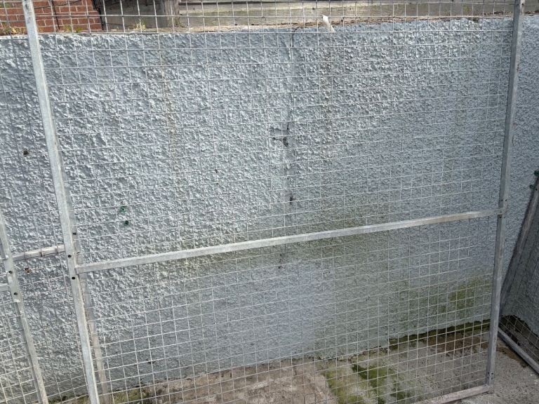 Galvanised steel panels/gates