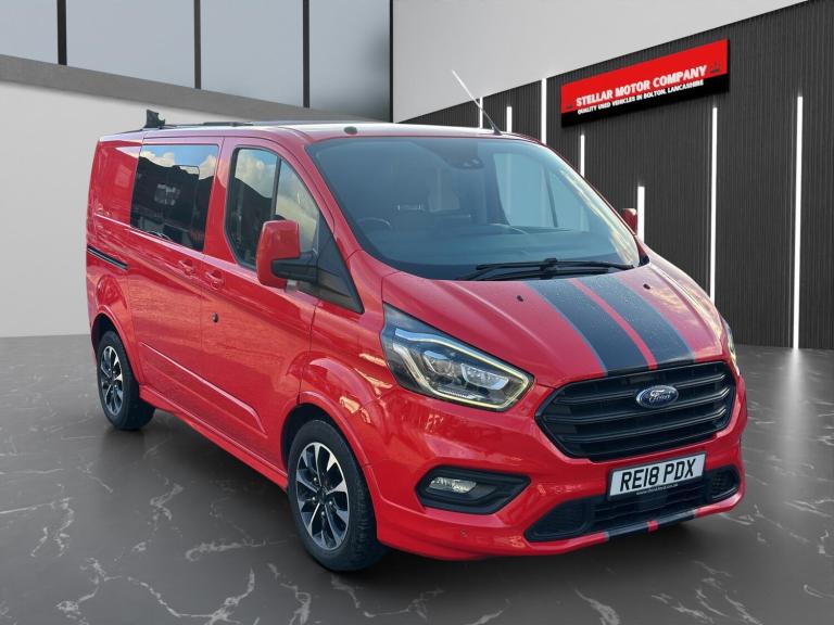  Ford Transit Custom 2.0 310 EcoBlue Sport Crew Van Double Cab 6dr Diesel Manual L1 H1 Euro 6 (s ...