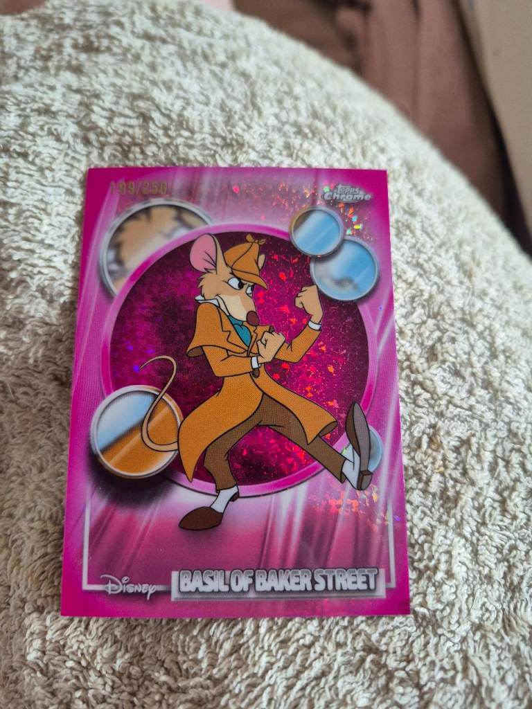 Disney Basil of Baker Street Topps Trading Card