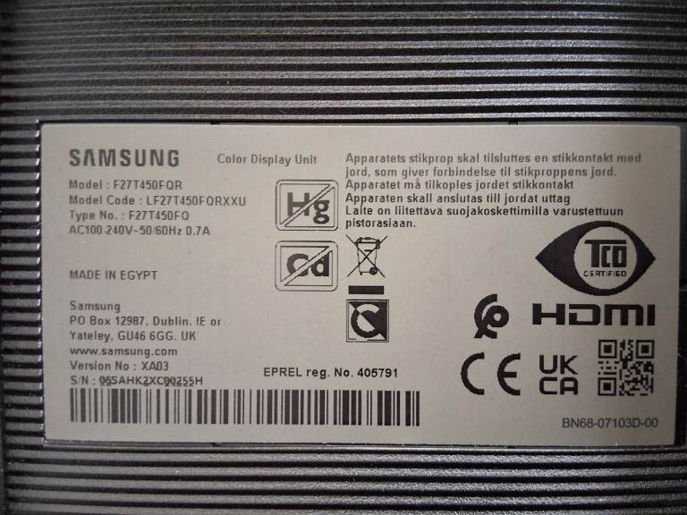 SAMSUNG MONITORS
