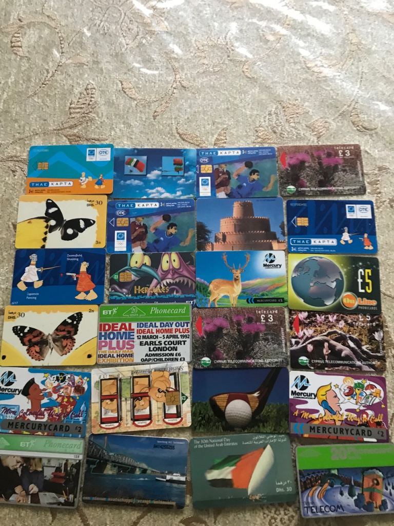 Collectable Phone cards