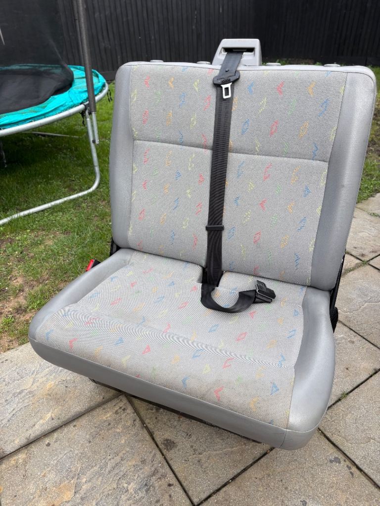 VW double seat with seatbelts 
