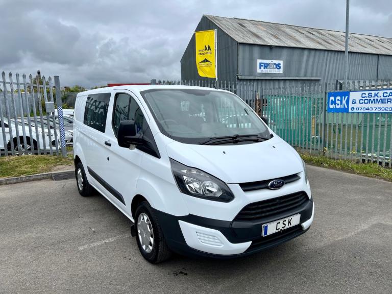 2014 Ford Transit Custom 2.2 TDCi 100ps Low Roof D/Cab Van PANEL VAN Diesel Manual