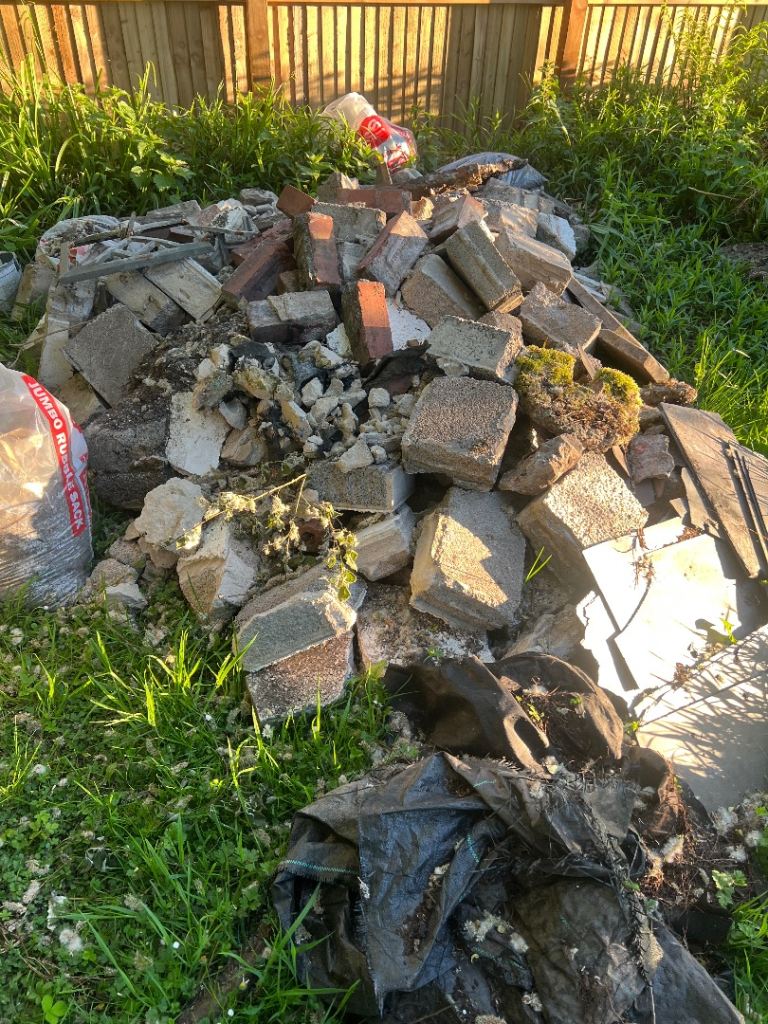 Mixed Rubble - Bricks and Paving Slabs