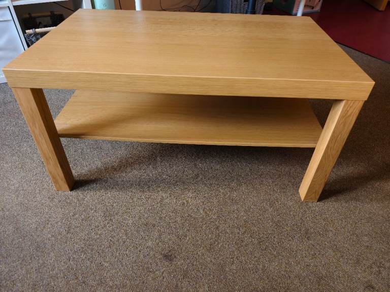 IKEA LACK Coffee Table - Light Oak Effect, Good Condition