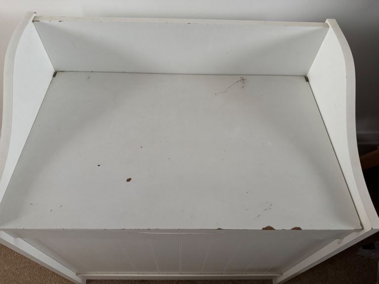 Laundry bin, bathroom storage bench, white