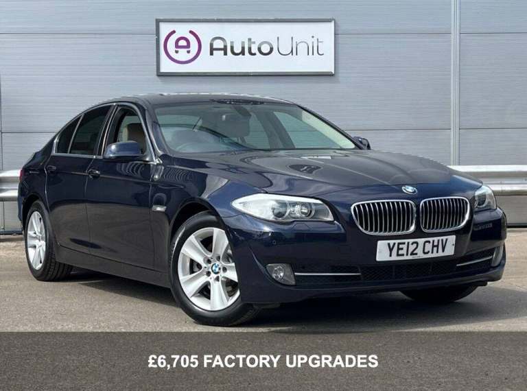2012 12 BMW 5 SERIES 2.0 520D ED BLUEPERFORMANCE EFFICIENTDYNAMICS SALOON 4DR DI