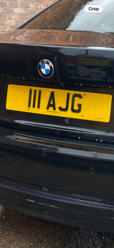 UK Private Number Plate - 111 AJG