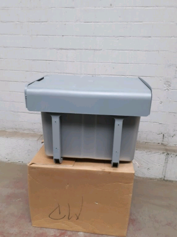 In cupboard pull out bin 