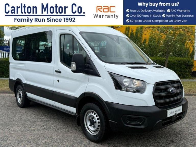 2020 Ford Transit 2.0 350 EcoBlue Leader 12 Seater Minibus  L2 H2 Euro 6 130ps R