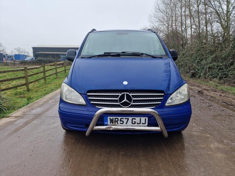 2007 Mercedes Vito 111 CDI XLONG Blue 3 Berth Camper Van Diesel  Drives Perfect