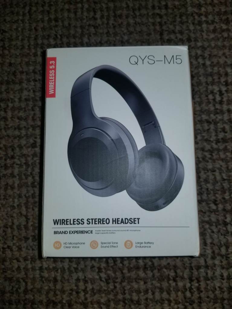 Bluetooth Wireless Stereo Headphones + Mic