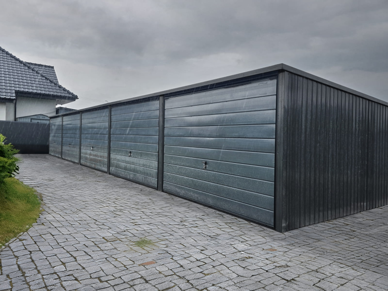 49ft x 17ft (15m x 5m) Multi-Bay Industrial Steel Garage – Free UK Delivery