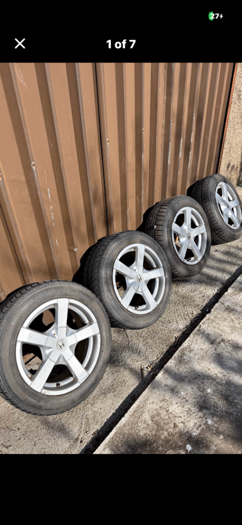 Set of 4 alloys wheels