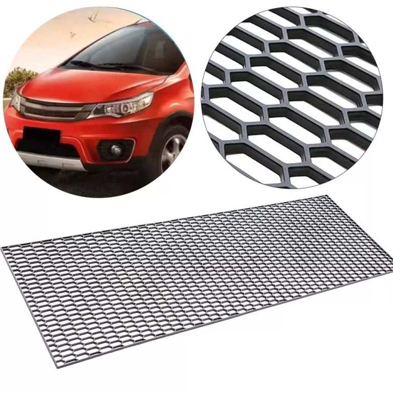 Car racing honeycomb mesh spoiler bumper vent plastic grill