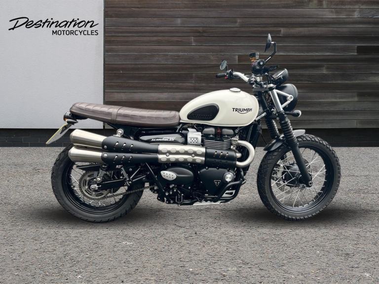 2020 Triumph STREET SCRAMBLER Petrol white Manual