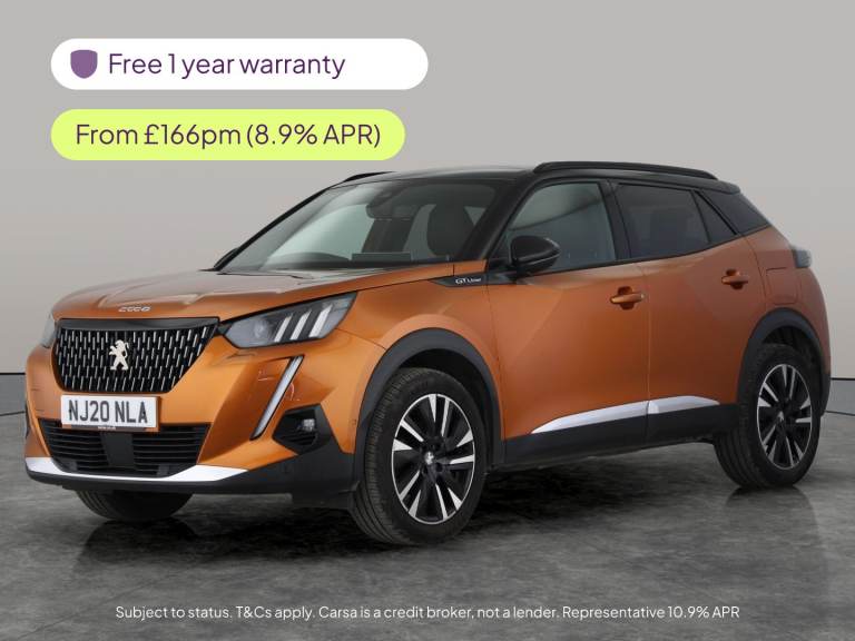 2020 Peugeot 2008 1.2 PureTech GT Line SUV 5dr Petrol Manual Euro 6 (s/s) (130 ps) - LANE DEP Suv...