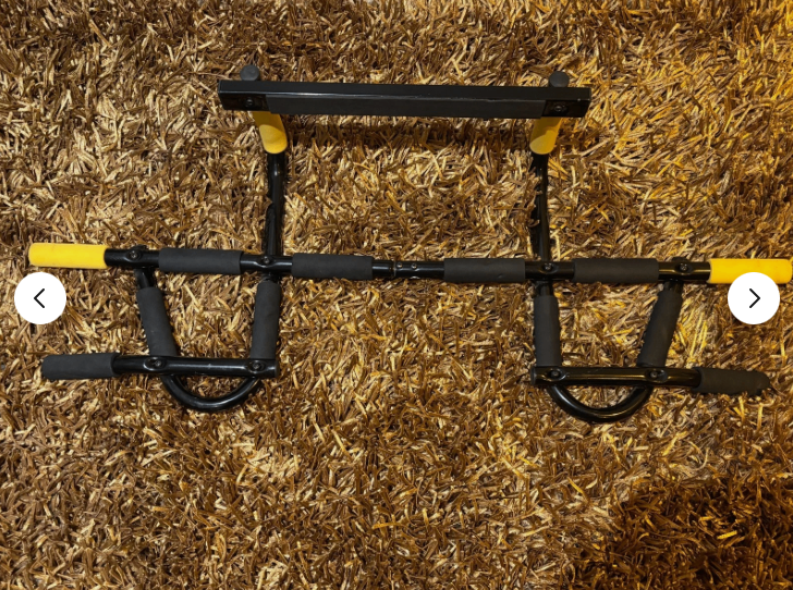 Pull Up Bar Door Gym (YELLOW model) (RRP £39.99)