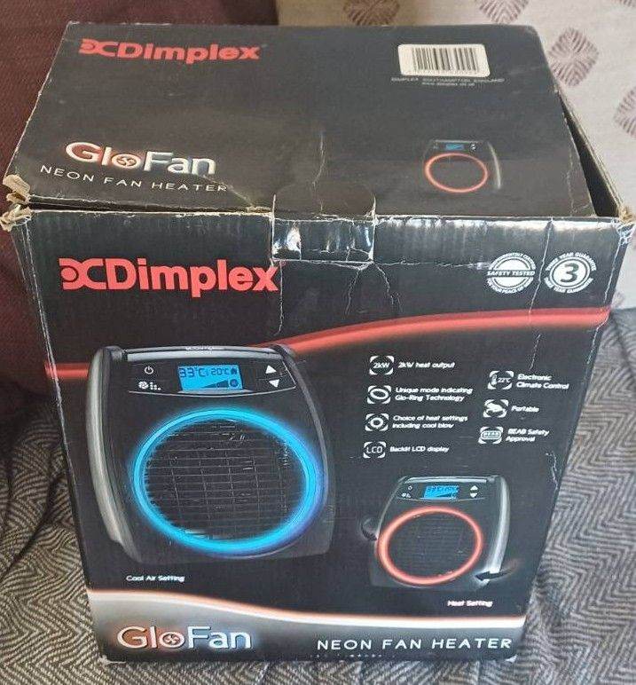 Dimplex GloFan Electric Fan Heater -heat and cool setting