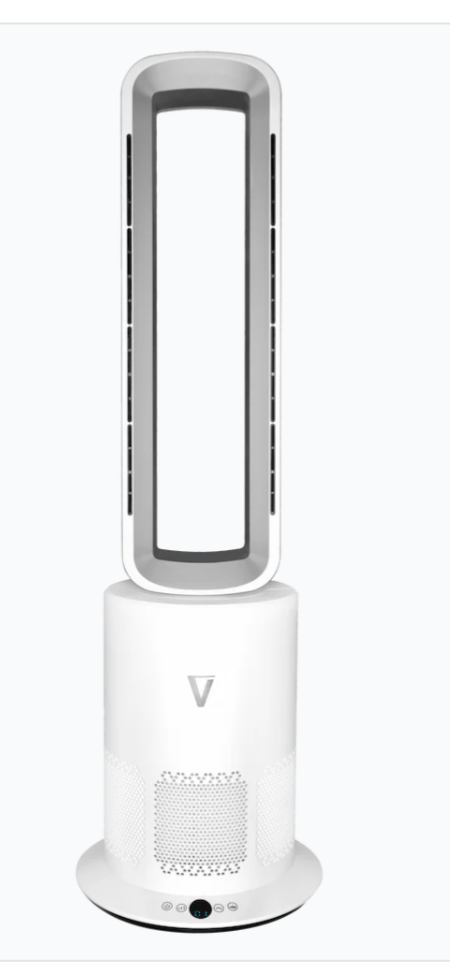 vortex air fan/heater-air purifier New in box-silver