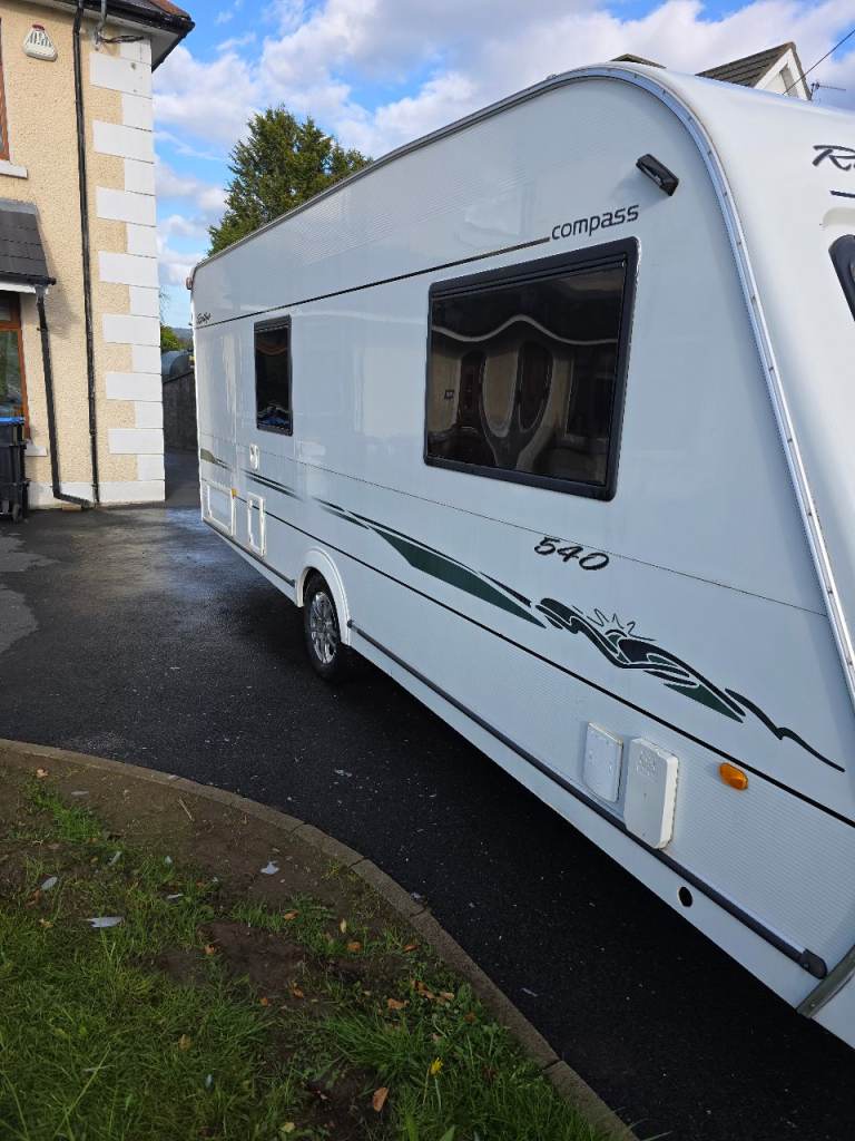 4 Berth caravan fixed bed