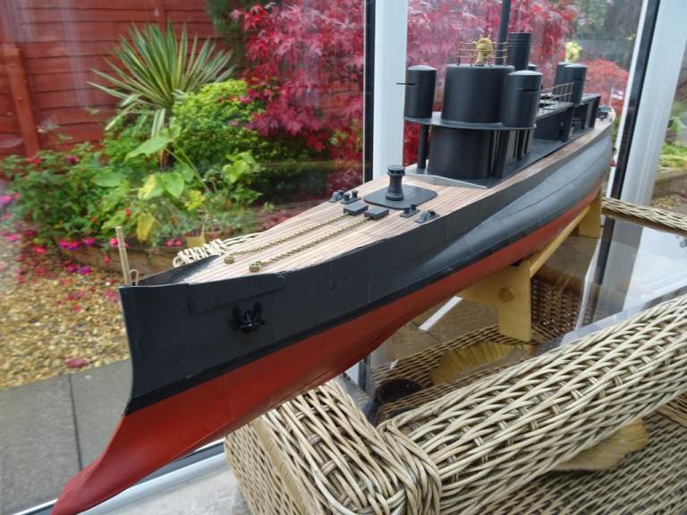 Model boat, HMS Prometheus 1898 - 1914.