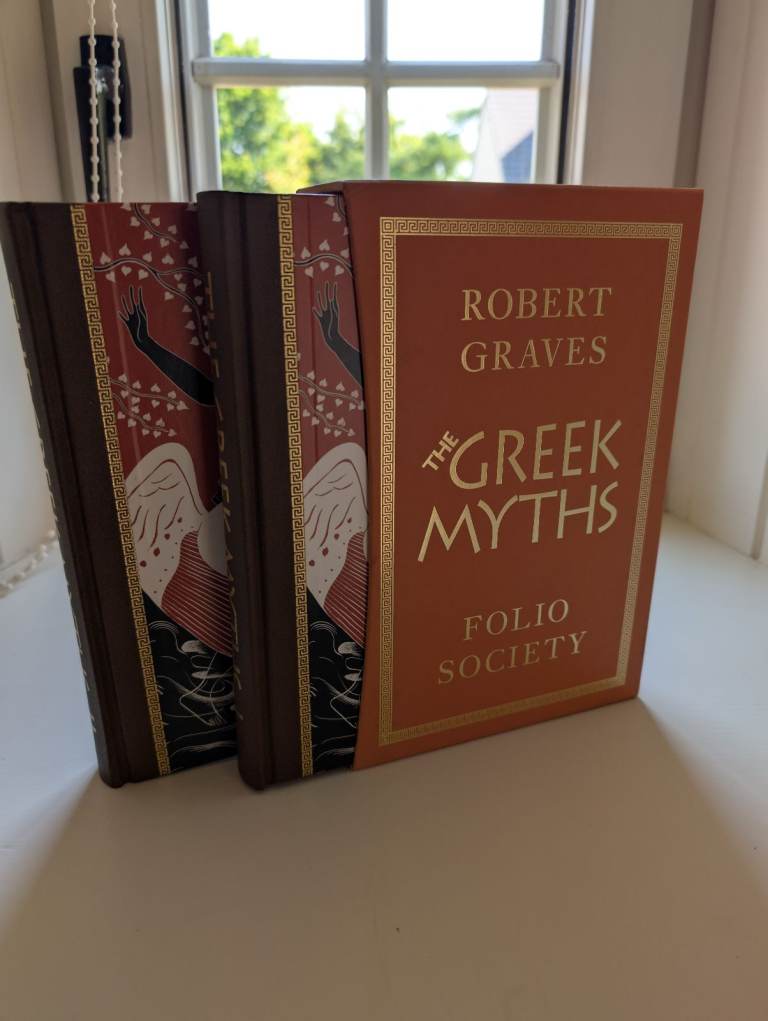 Folio society hardback and cased tellings of the greek mythology 