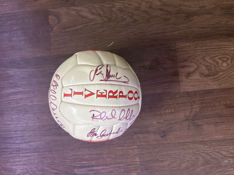 Players Signed Liverpool Football Club Branded Football 
