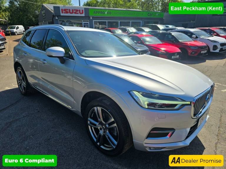 2018 Volvo XC60 2.0 T5 Inscription SUV in silver with 81,500 miles, FSH, 2 owners, ULEZ com ESTAT...