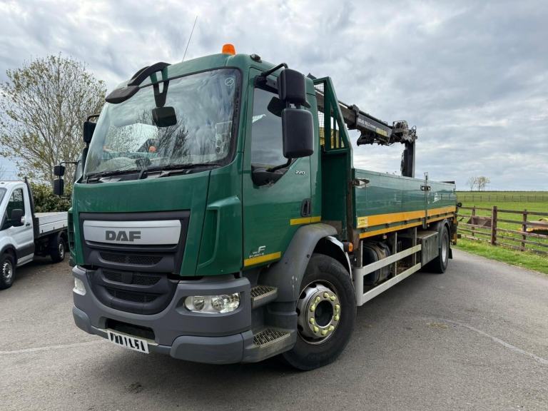 2014 DAF LF 55.220 18T DROPSIDE WITH ATLAS 104.3E CRANE