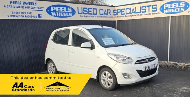 2012 61 HYUNDAI I10 1.2 ACTIVE HATCHBACK 5DR PETROL MANUAL EURO 5 