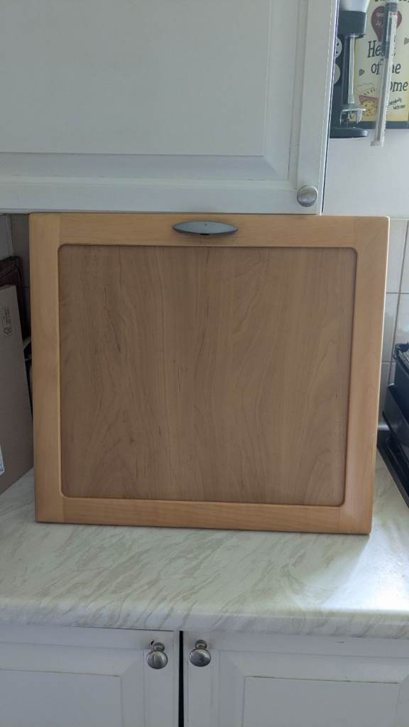 Hymer motor home cupboard cabinet interior beech colour wood 54cm x 49cm