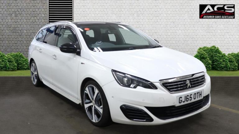 PEUGEOT 308 SW 2.0 BlueHDi GT White Auto Diesel WARRANTY 12 MONTHS MOT