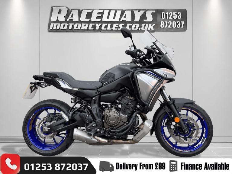 YAMAHA TRACER 7 2024 24 REG 3,379 MILES GREY USED MOTORCYCLE 689CC