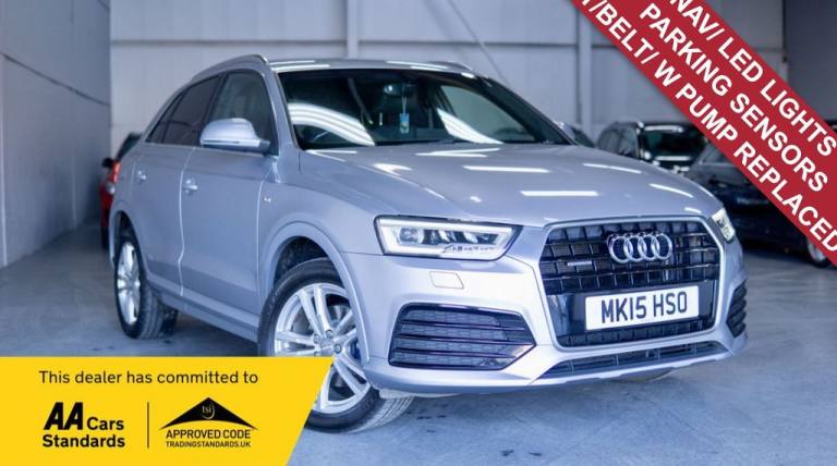 2015 Audi Q3 2.0 TDI S line SUV 5dr Diesel Manual quattro Euro 6 (s/s) (184 ps) ESTATE Diesel Manual