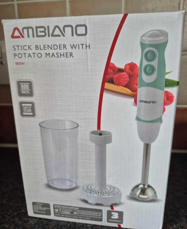  Ambianco food blenderer new never used all details on photos from box
