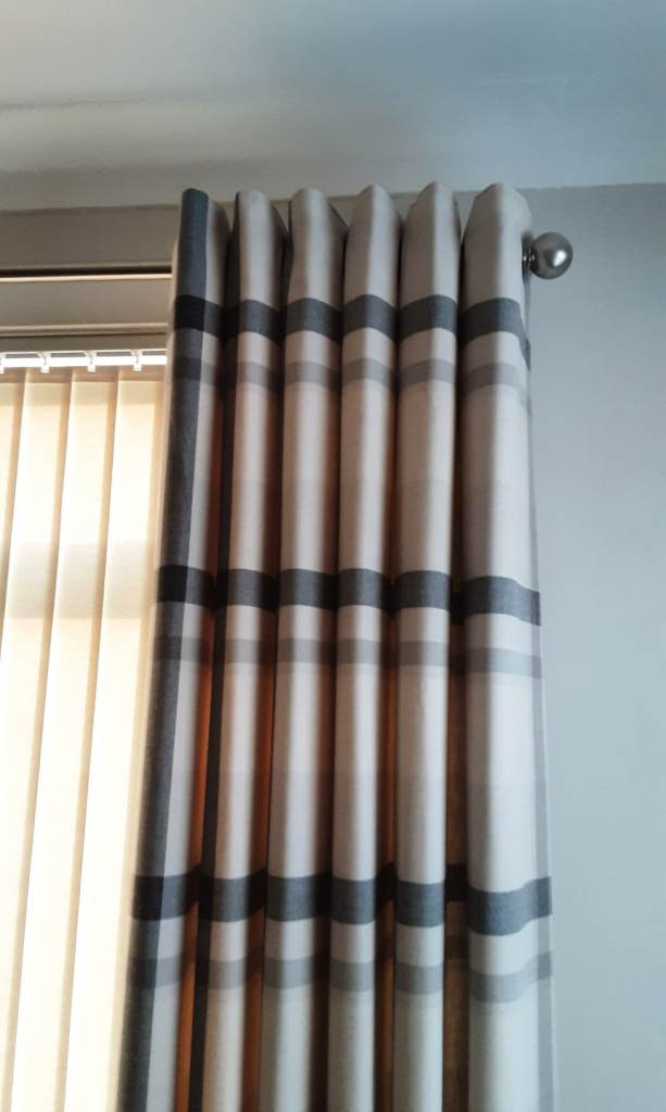 Curtains and cushions  
