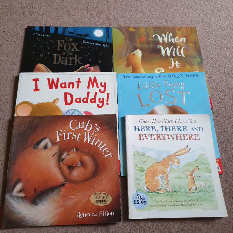 6 x children books