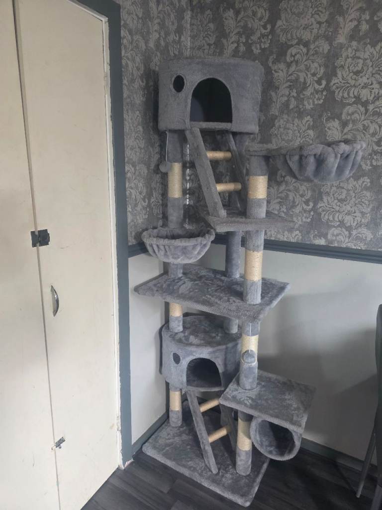 Light Grey XL Cat Tree 